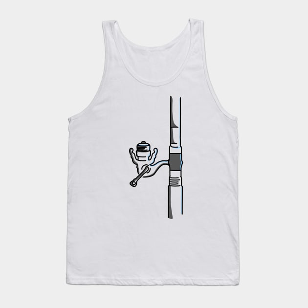 Fishing Rod Hooker Tank Top by Tebscooler